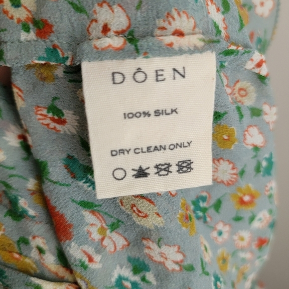 Doen Selma Top in Sarcelle Tasha Garden size XL NWT - Picture 10 of 11